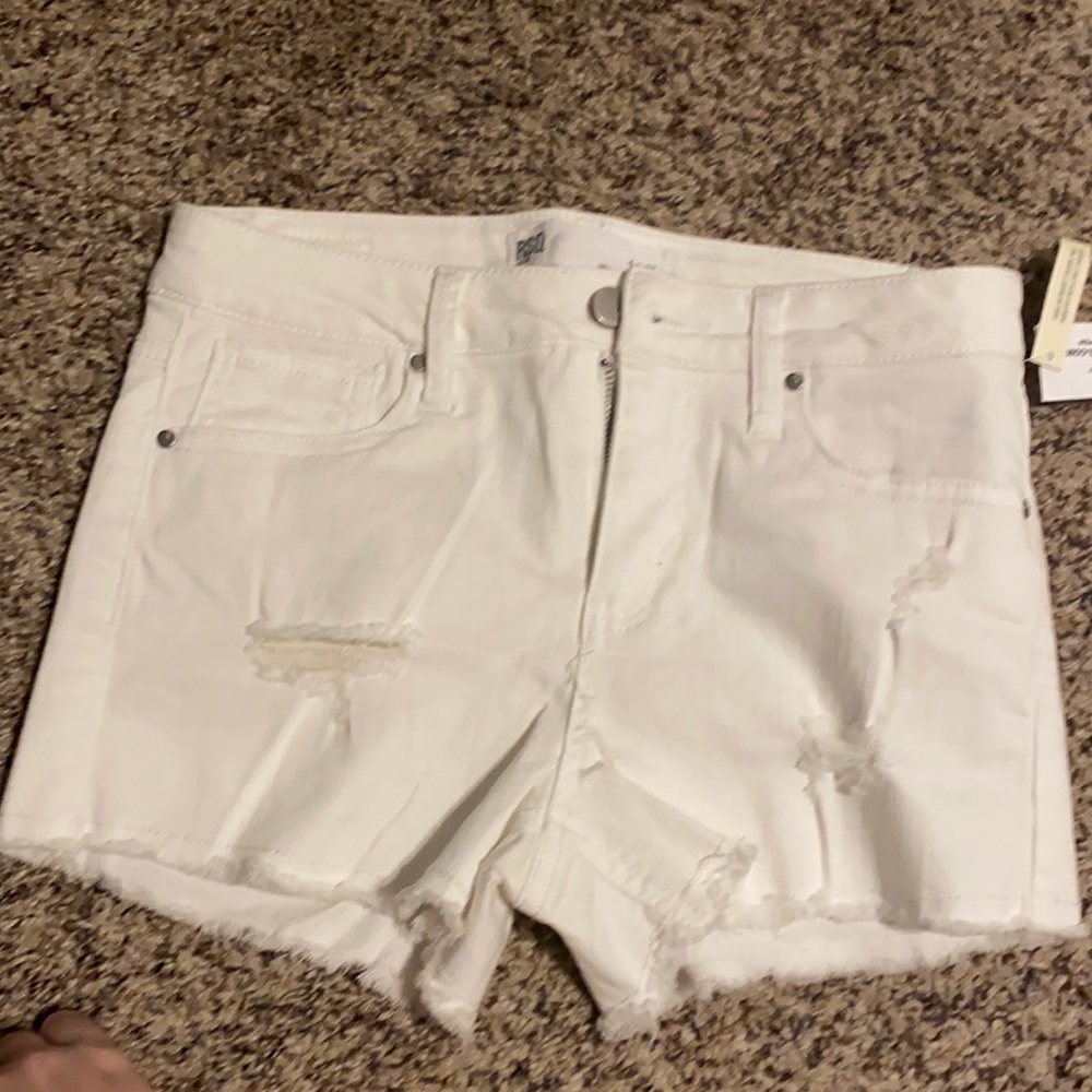 Brand new white shorts